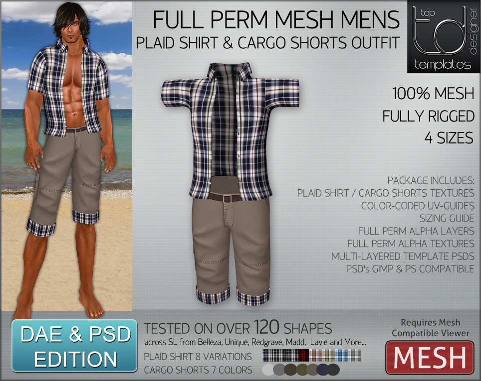 TD Templates Clothing Templates For SL