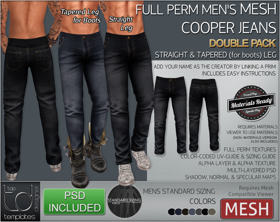 TD Templates | Clothing Templates For SL